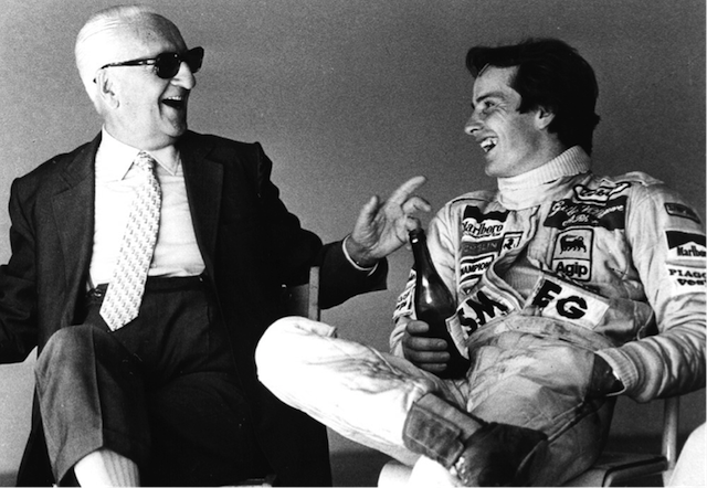 Enzo Ferrari and Gilles Villeneuve
â€œIf someone said to me that you can have three wishes, my first would have been to get into racing, my second would be to be in Formula One, my third to drive for Ferrariâ€