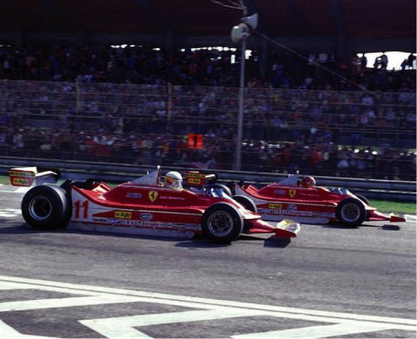Villeneuve and Schechter at Monza 1979