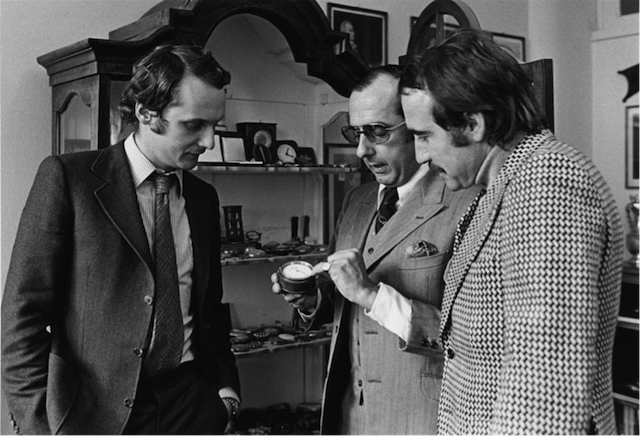 Nick Lauda, Jack Heuer and Clay Regazzoni