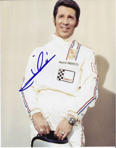 Andretti wearing his Heuer ref. 3646